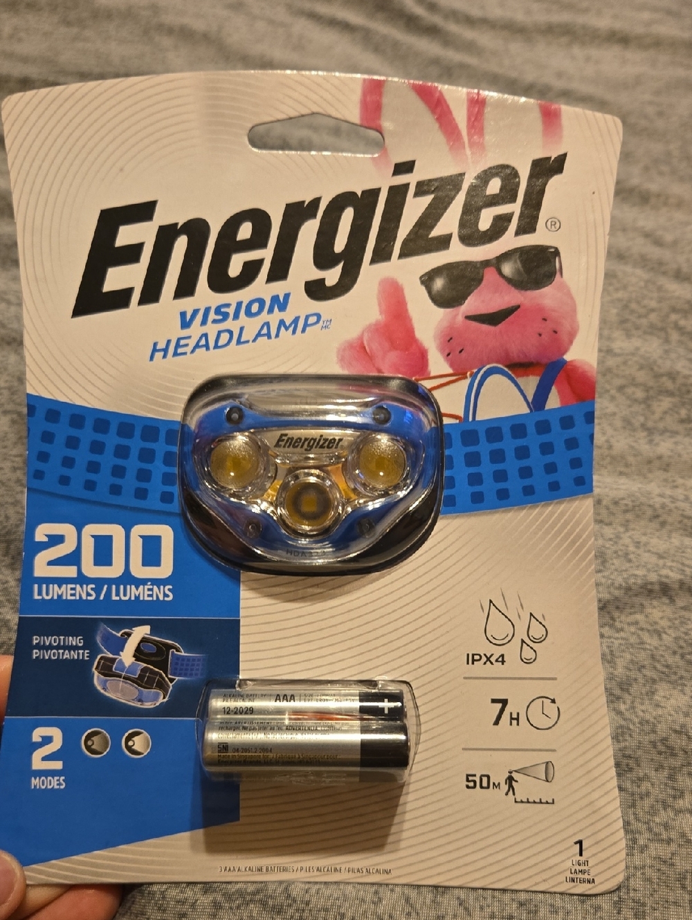 Energizer Vision Headlamp 200 Lumens - Blue 141